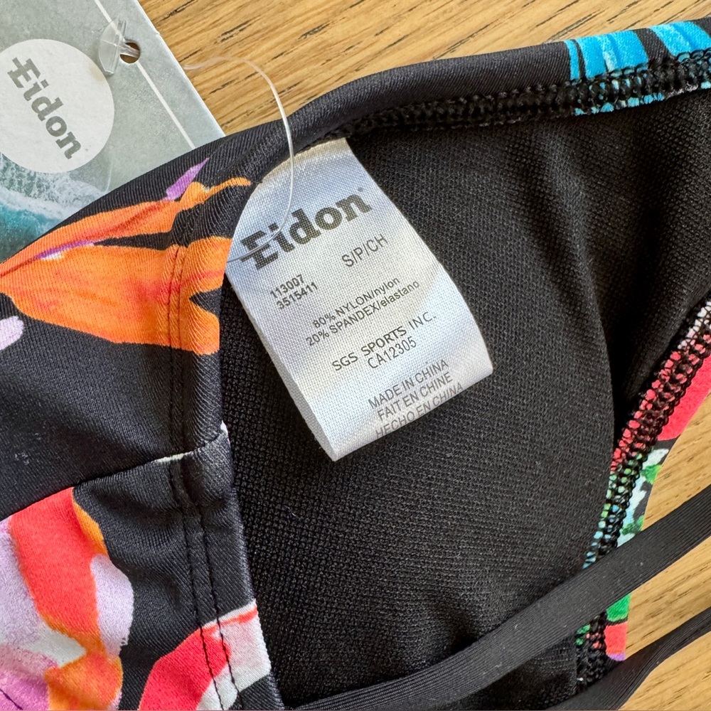 Eidon Tropical Print Bikini Top Size S - Bottom Size XS - NWT - Picture 7 of 11